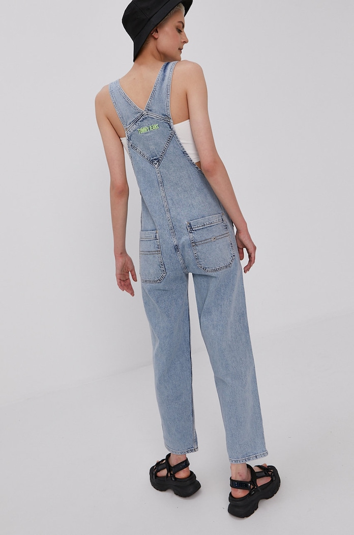 Odzież Tommy Jeans Ogrodniczki Dungaree DW0DW09899.4891 DW0DW09899.4891 niebieski