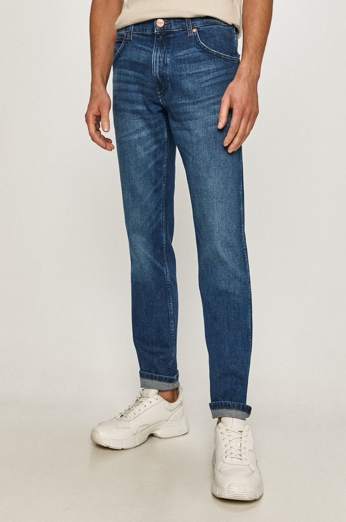 Wrangler - Jeansy 803 niebieski W15QJX246