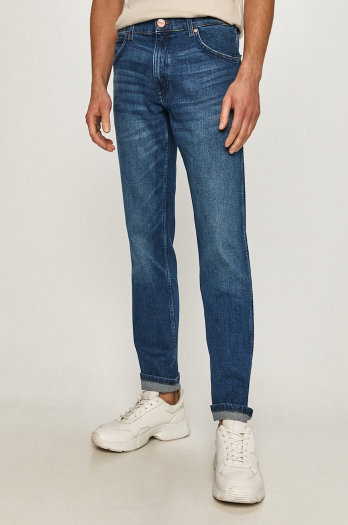 Wrangler - Jeansy 803 niebieski W15QJX246