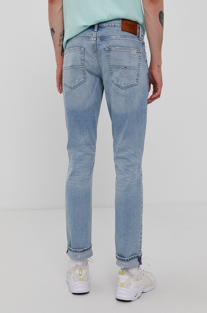 Odzież Tommy Jeans Jeansy Scanton DM0DM09879.4891 DM0DM09879.4891 niebieski