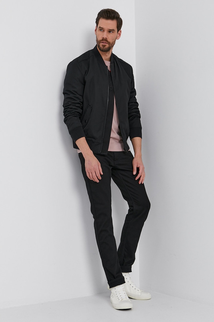 HUGO Jeansy 734 50435576 50435576 czarny AA00