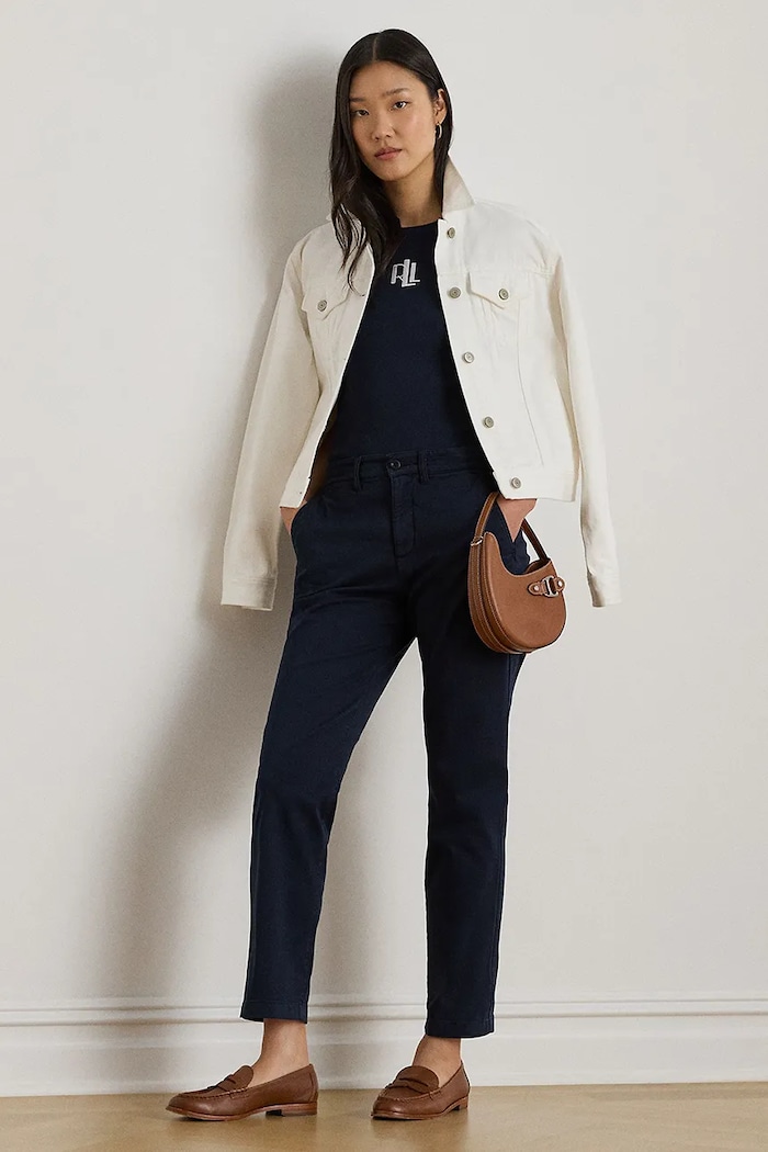 Îmbrăcăminte Lauren Ralph Lauren Pantaloni 200812287001 bleumarin