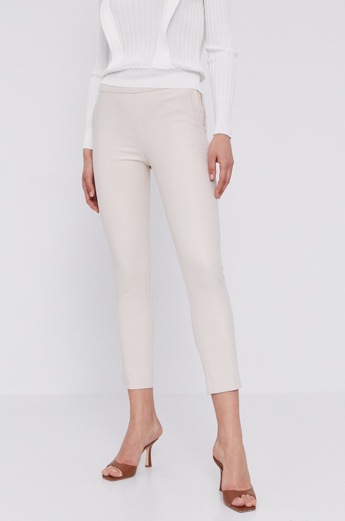 Morgan pantaloni da donna con cotone PROSY.F media beige 211.PROSY.F