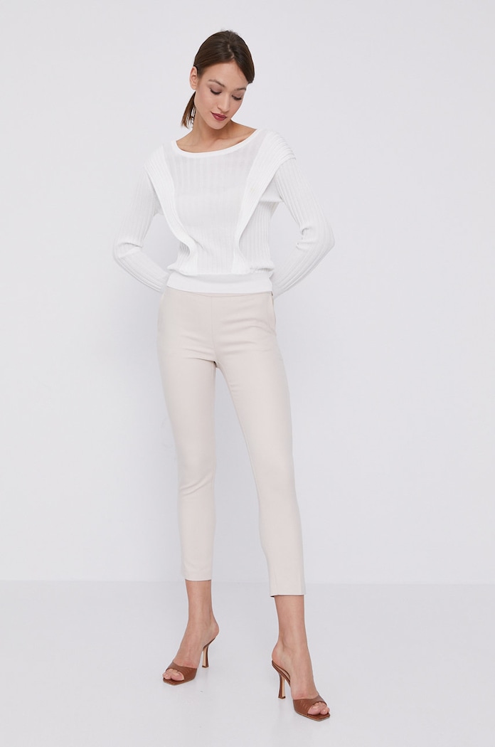 Morgan pantaloni da donna con cotone PROSY.F 211.PROSY.F beige SS26
