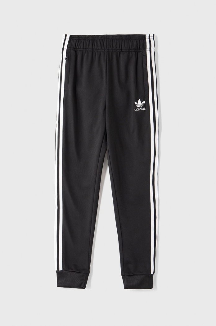 adidas Originals gyerek nadrág GN8453 aplikációval fekete GN8453
