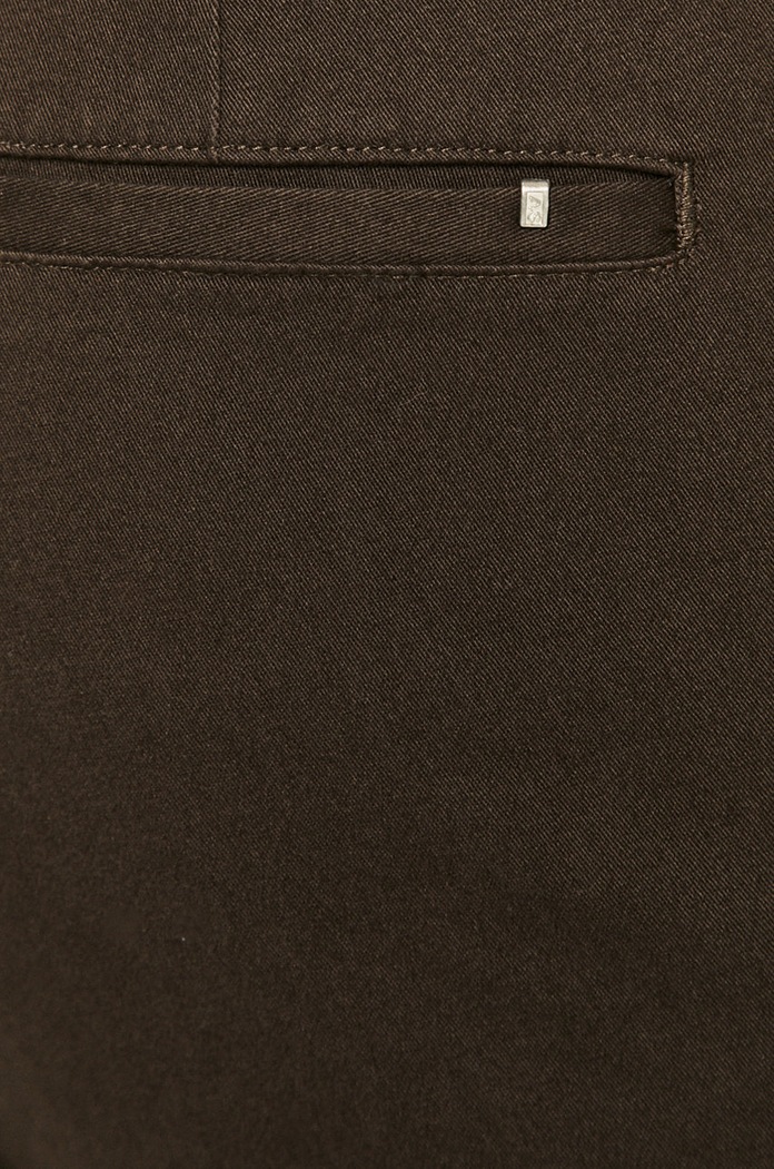 AllSaints - Spodnie PARK CHINO bordowy MT010V