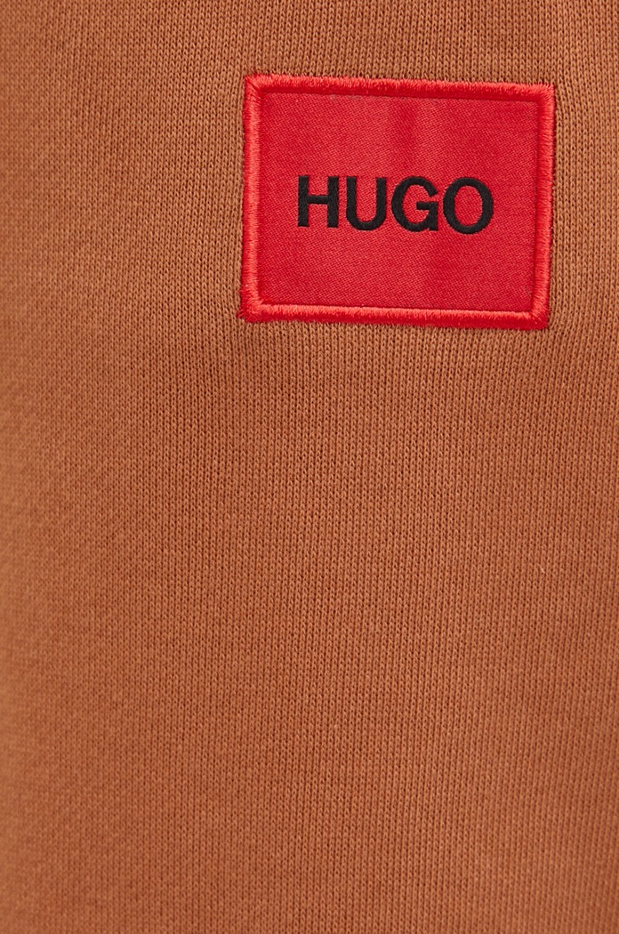 HUGO teplákové nohavice pánske bavlnené Doak212 hnedá 50447963