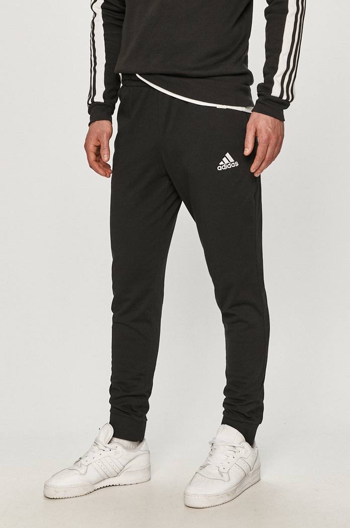 adidas - Spodnie GK9226 dzianina czarny GK9226
