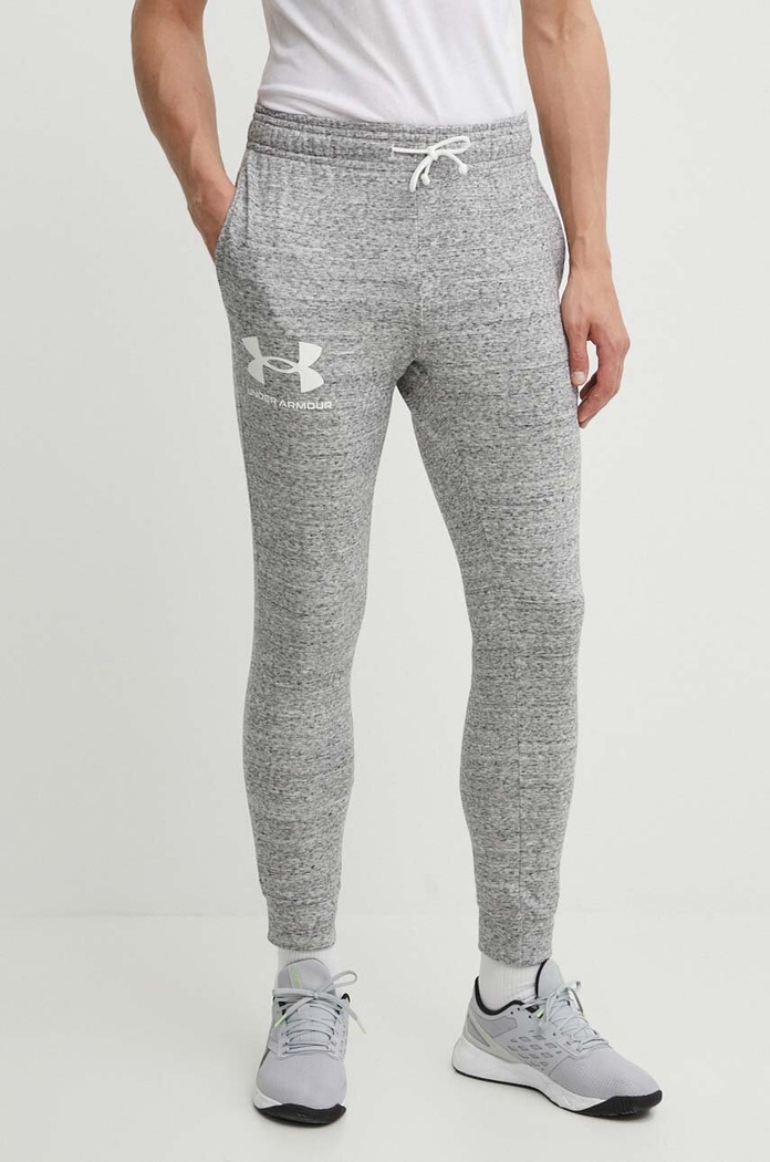 Nohavice Under Armour pletenina sivá 1361642
