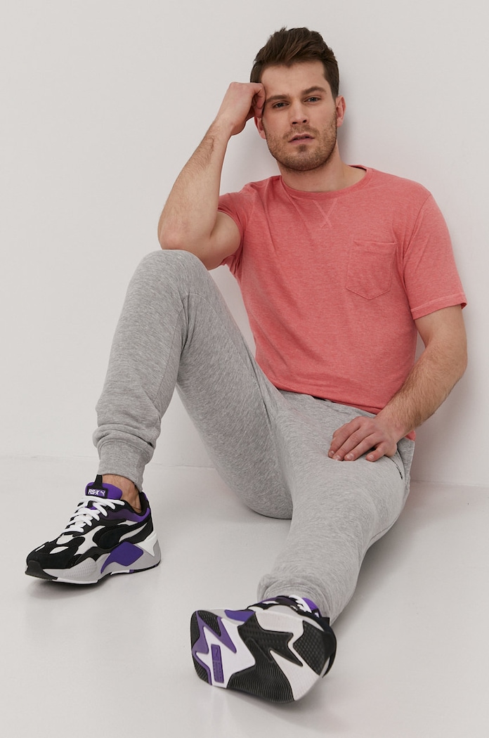 New Balance nadrág MP03904AG MP03904AG szürke SS21