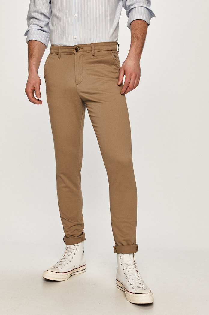 Nohavice Jack & Jones chinos béžová 12150160