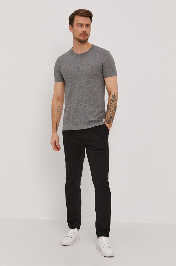 Nohavice Lyle & Scott TR1308V.Z865 čierna SS21