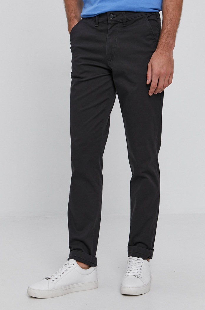 Selected Homme Spodnie z elastanem szary 16076450