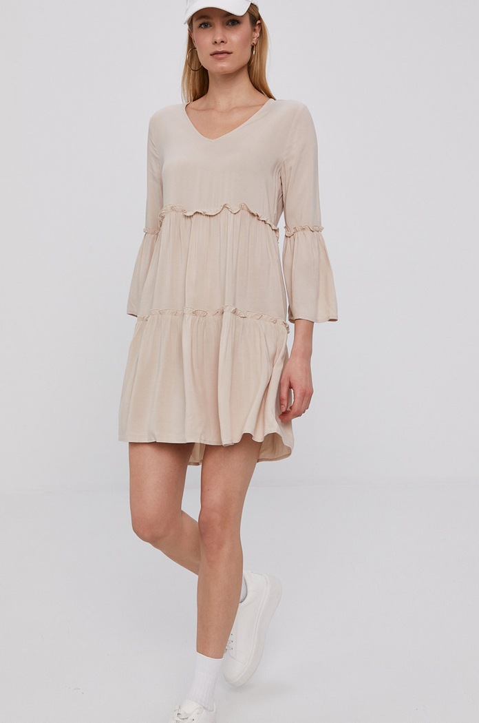 Jacqueline de Yong Sukienka casual beżowy 15234737