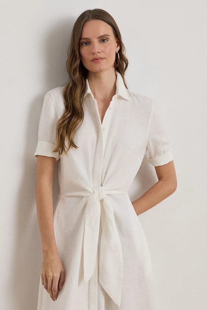 Odzież Lauren Ralph Lauren Sukienka 200831364001 200831364001 biały