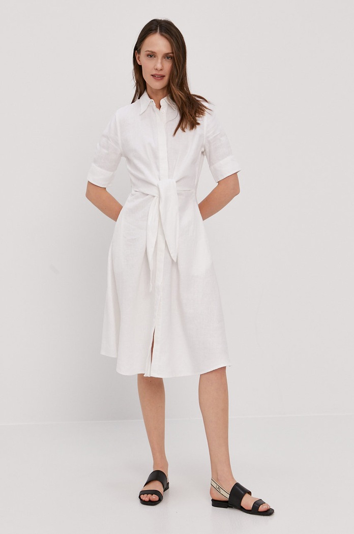 Šaty Lauren Ralph Lauren 200831364001 biela SS26
