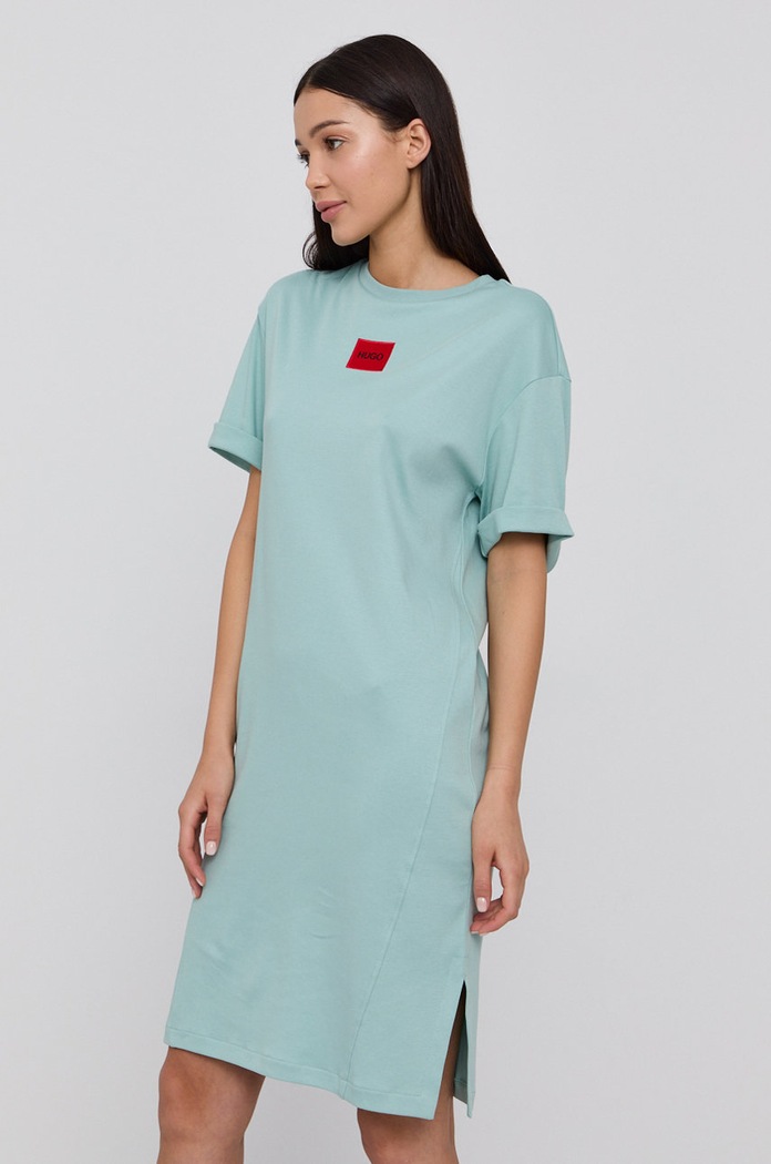HUGO rochie mini verde 50456013