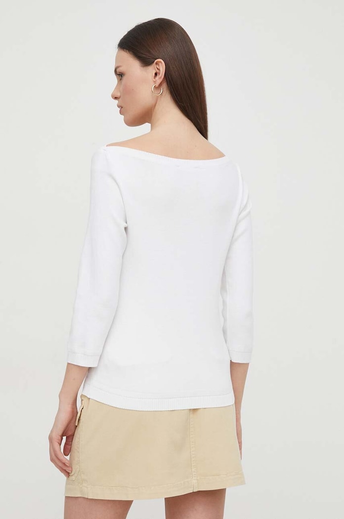 Дрехи Пуловер United Colors of Benetton 1091D1M09 бял