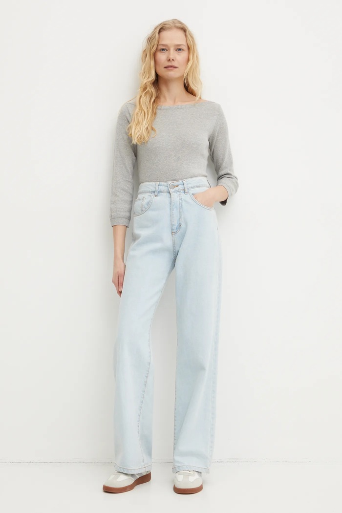 Pulover United Colors of Benetton 1091D1M09 siva AA00