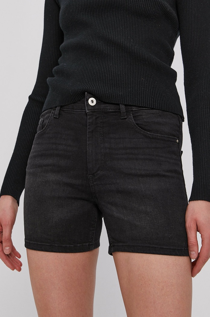 Only Szorty jeansowe 15196303 czarny AA00
