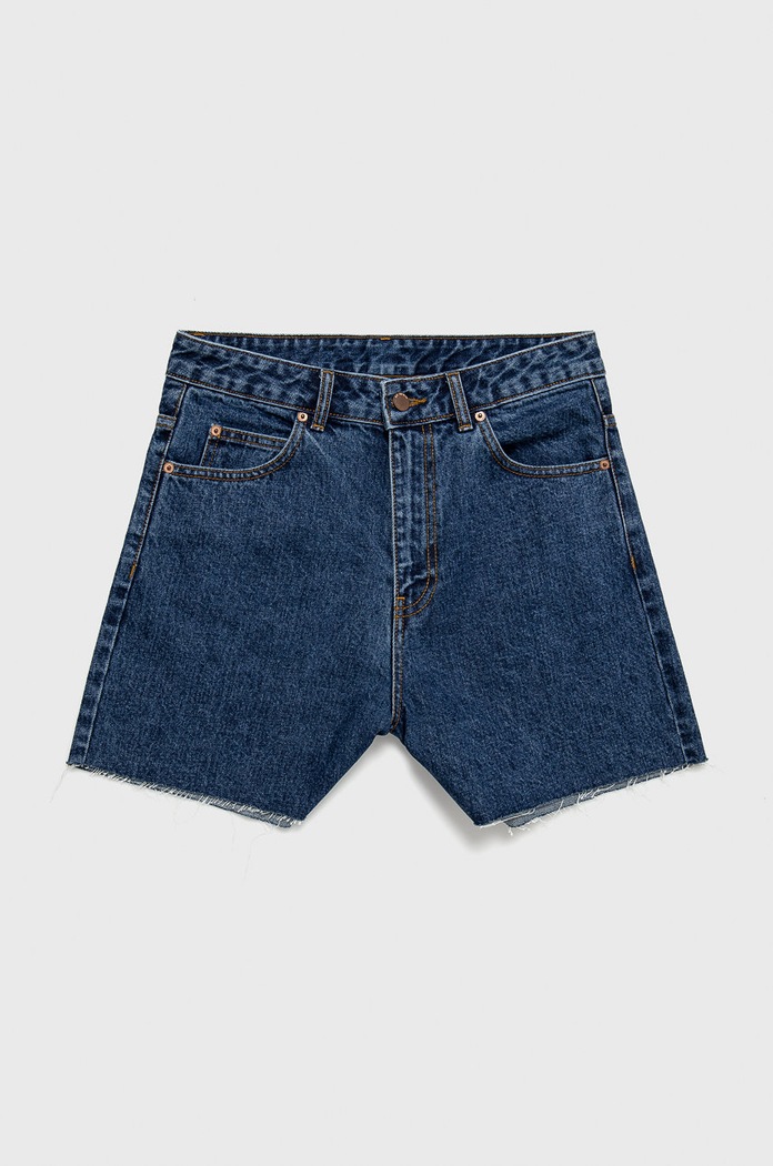Τζιν σορτς Dr. Denim βαμβάκι σκούρο μπλε 1930128G183