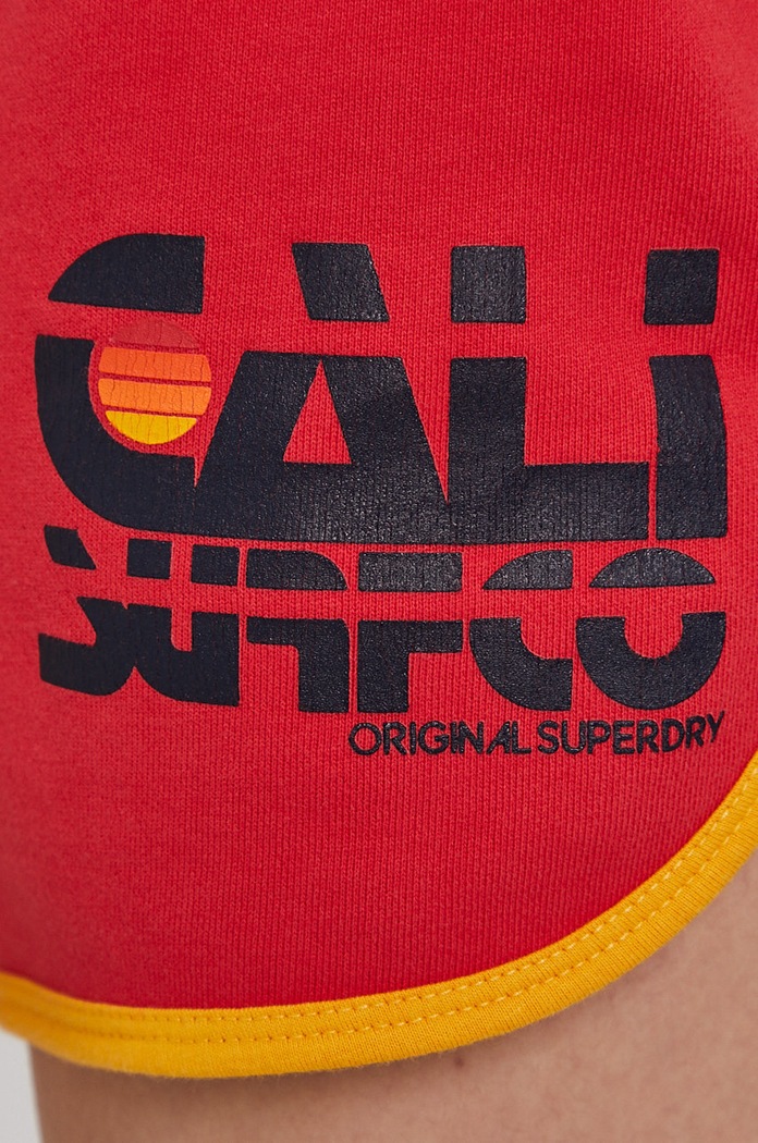 Σορτς Superdry κόκκινο W7110178A.27J