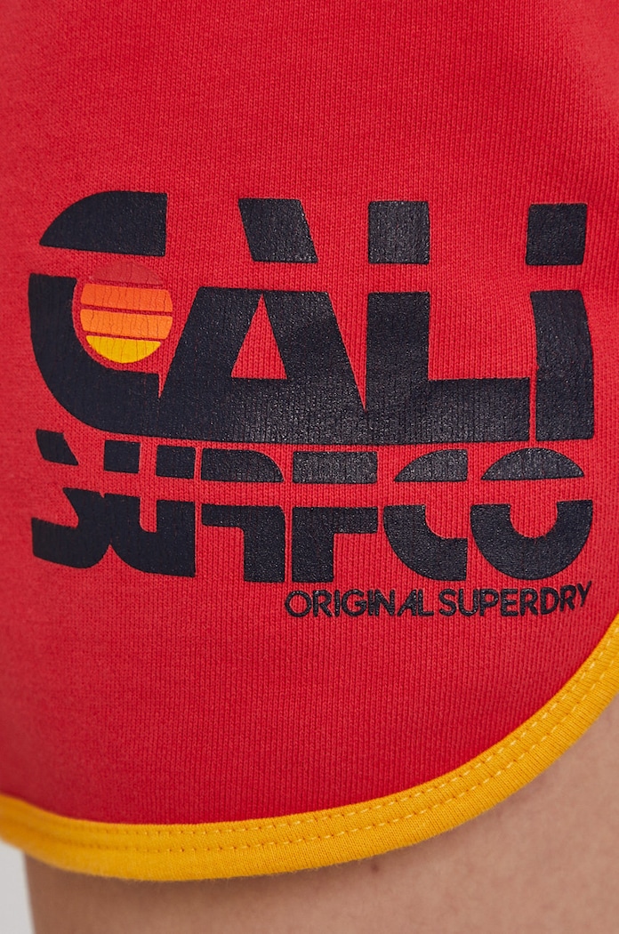 Σορτς Superdry κόκκινο W7110178A.27J