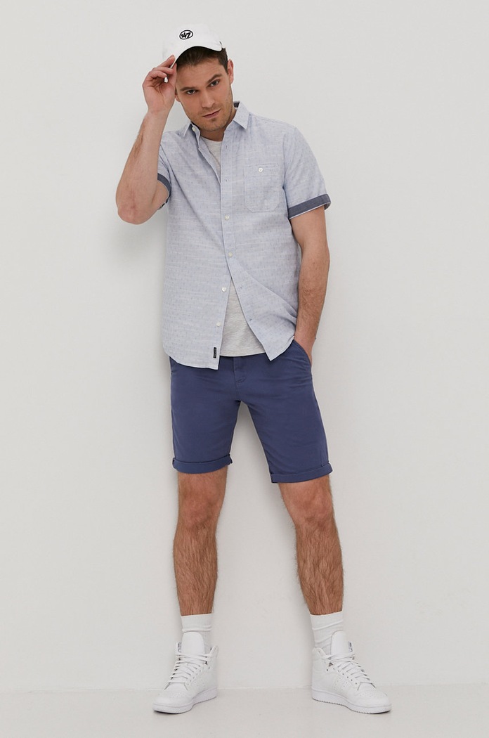 Jack & Jones Szorty 12165604 niebieski AA00