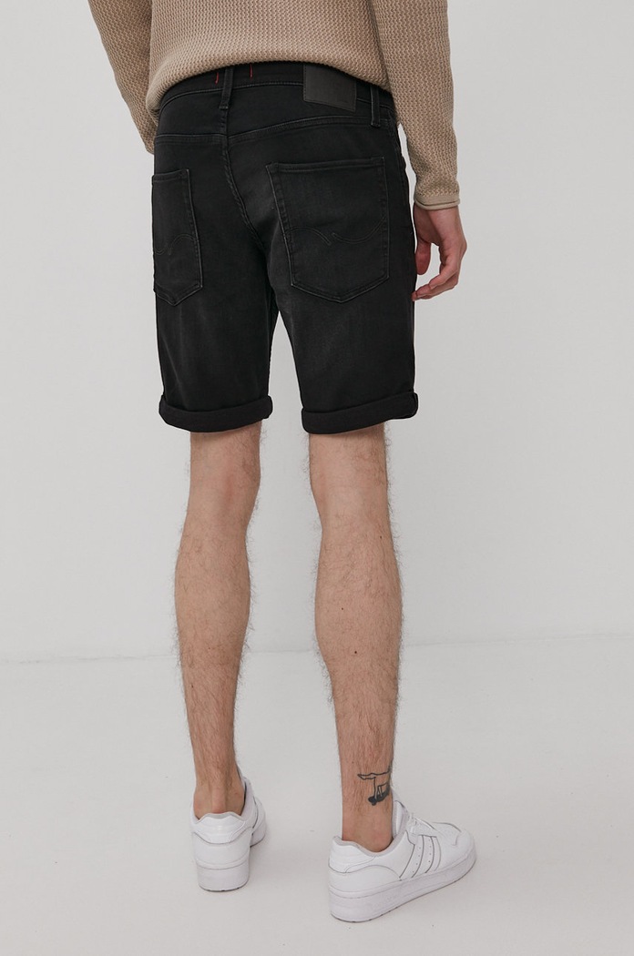 Oblečení Džínové šortky Jack & Jones 12166274 černá