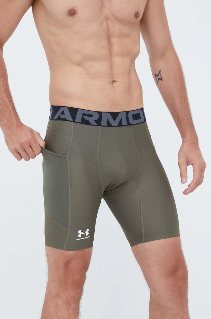 Tréninkové šortky Under Armour pletenina zelená 1361596