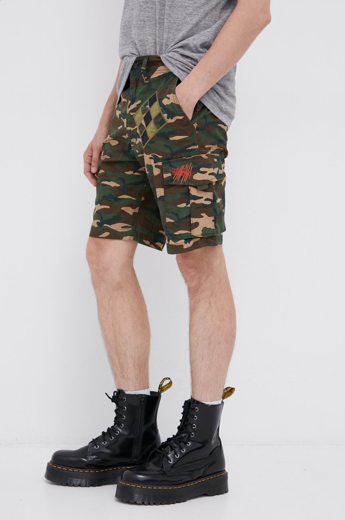 Superdry rövidnadrág szövet zöld M7110247A.5IG