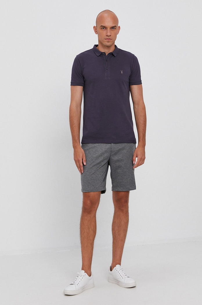 Selected Homme Szorty 16078869.MediumGrey szary AA00