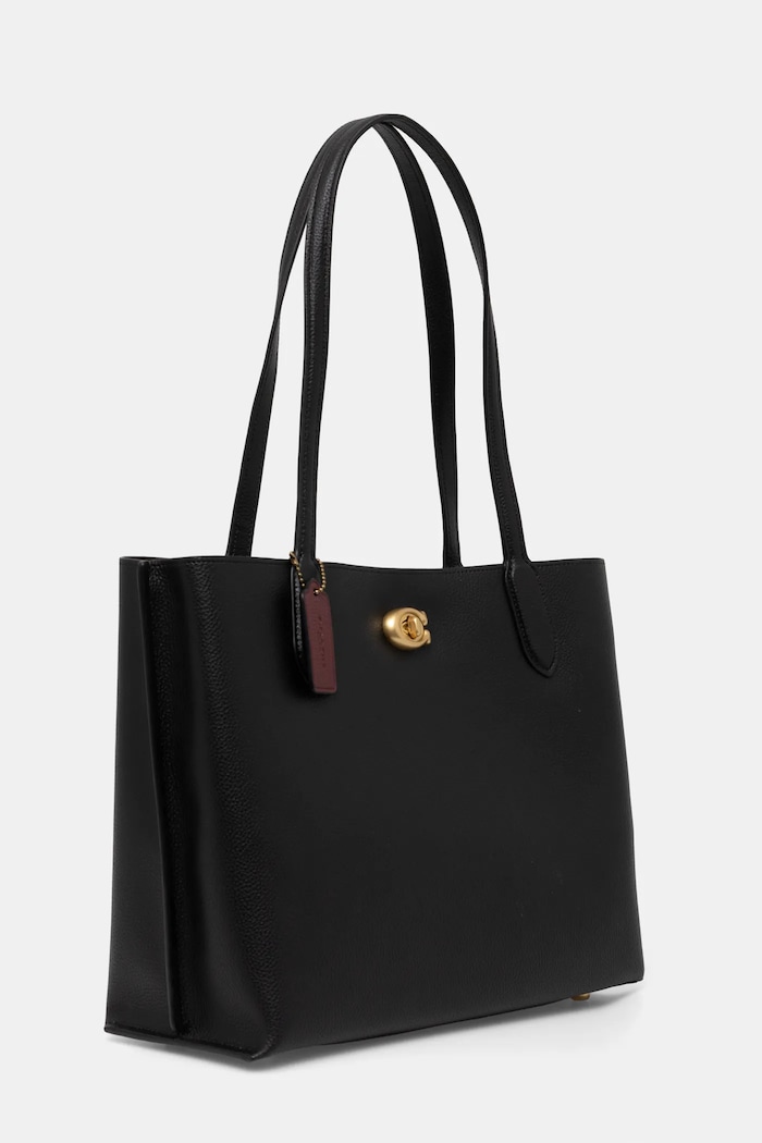 Coach - Torebka skórzana C0689 Willow Tote C0689 czarny SS21