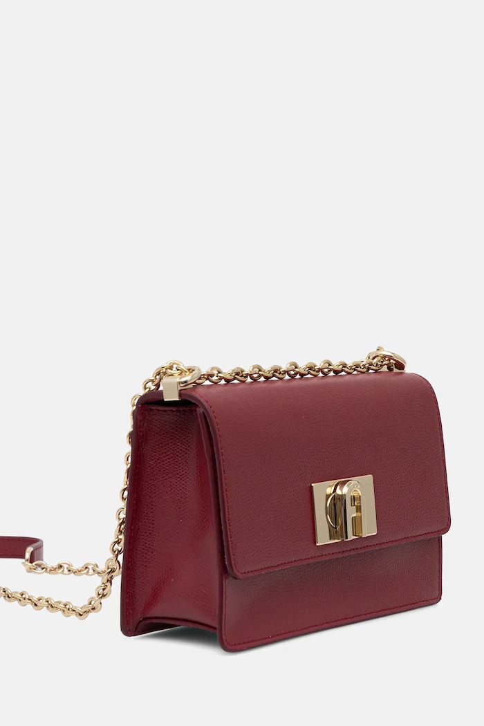 Kožna torba Furla 1927 BAFKACO.ARE000.CGQ00 bordo AW25