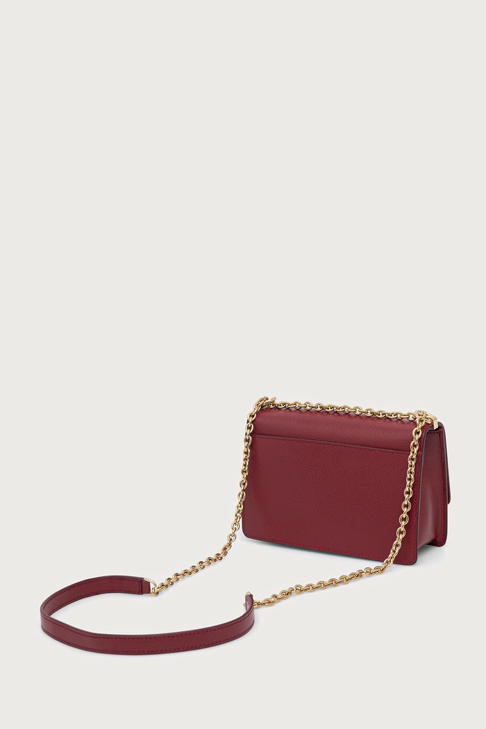 Akcesoria Furla Torebka crossbody damska skórzana BAFKACO.ARE000.CGQ00 czerwony