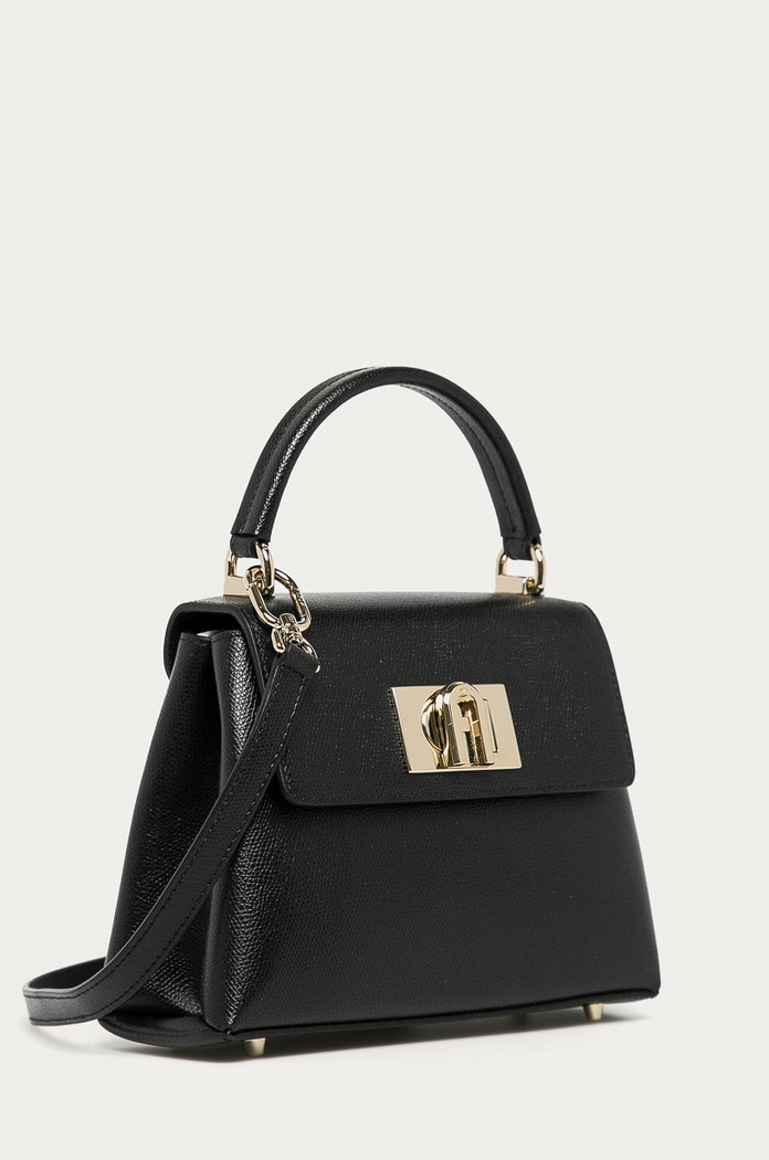Furla crossbody kabelka dámska kožená 1927 Mini Top Handle WB00109.ARE000.O6000 čierna AA00
