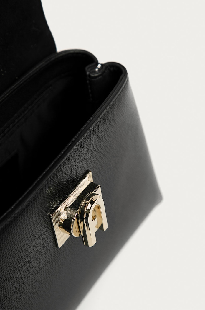 Furla crossbody kabelka dámska kožená 1927 Mini Top Handle WB00109.ARE000.O6000 čierna