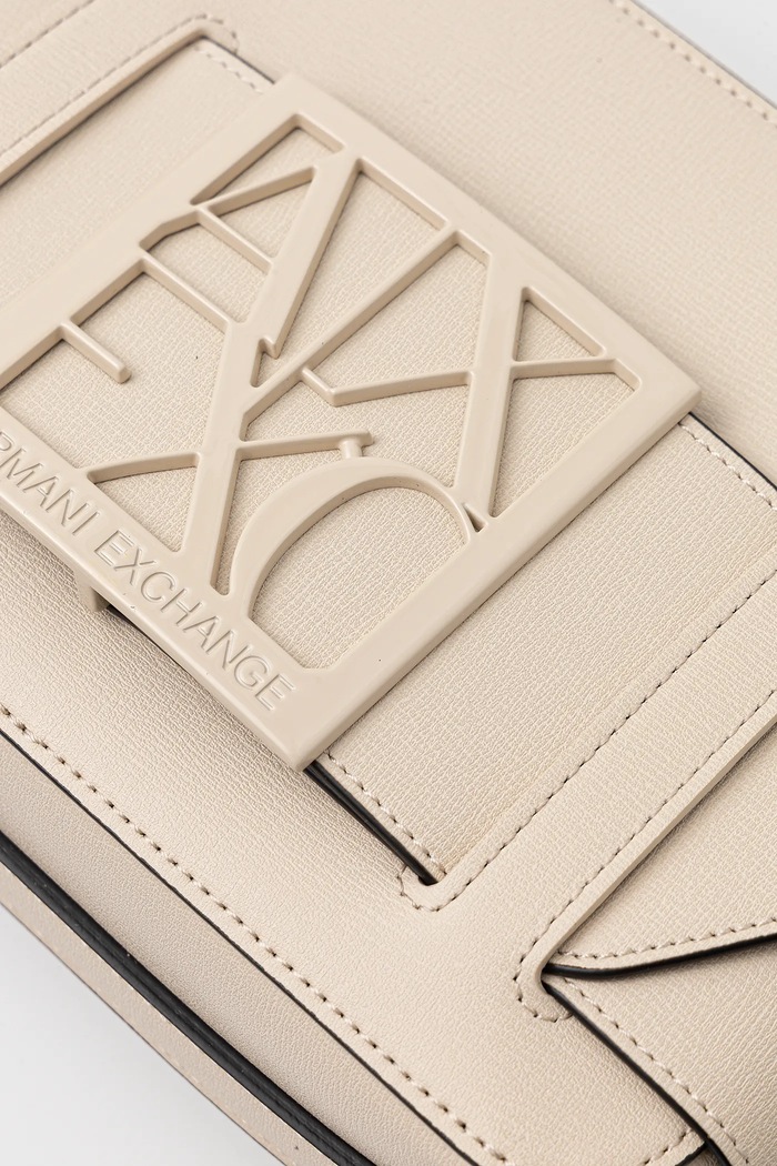 Armani Exchange geantă crossbody pentru femei cu imitație de piele bej 942699.0A874