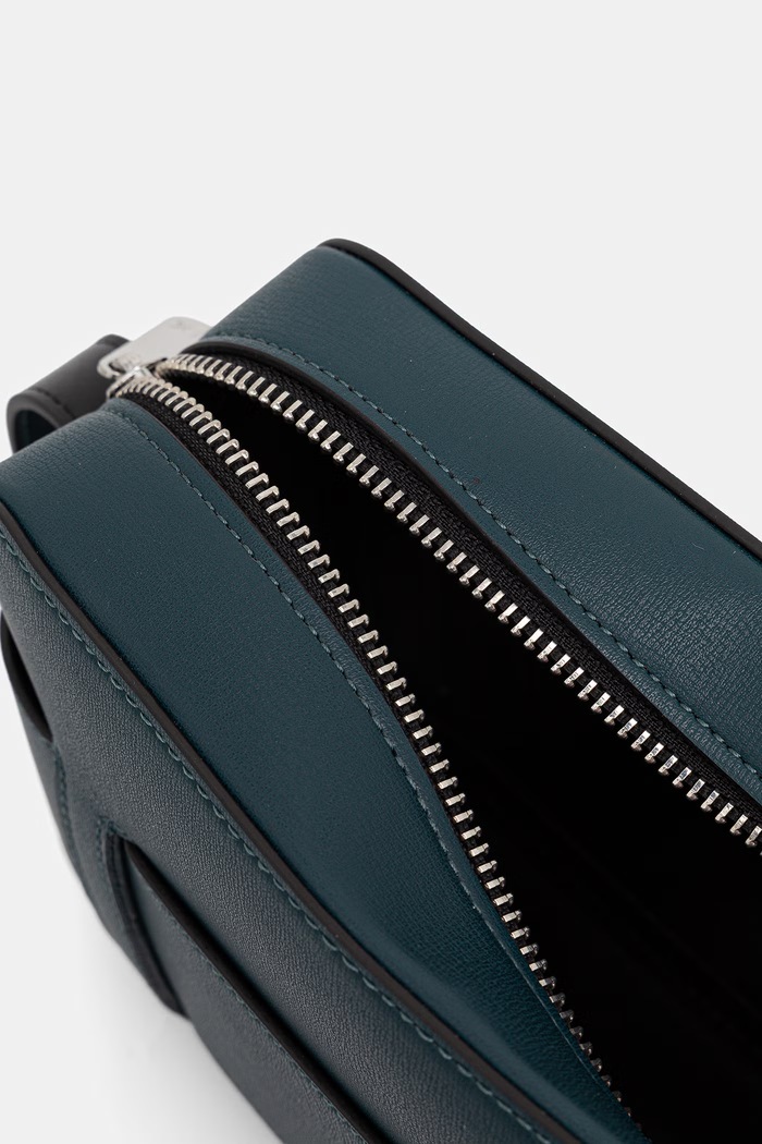 Armani Exchange geantă crossbody pentru femei cu imitație de piele 942699.0A874 turcoaz