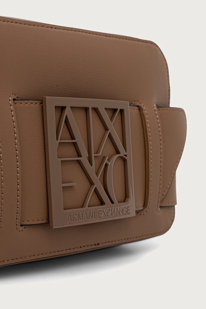 Armani Exchange crossbody kabelka dámská z imitace kůže béžová 942699.0A874