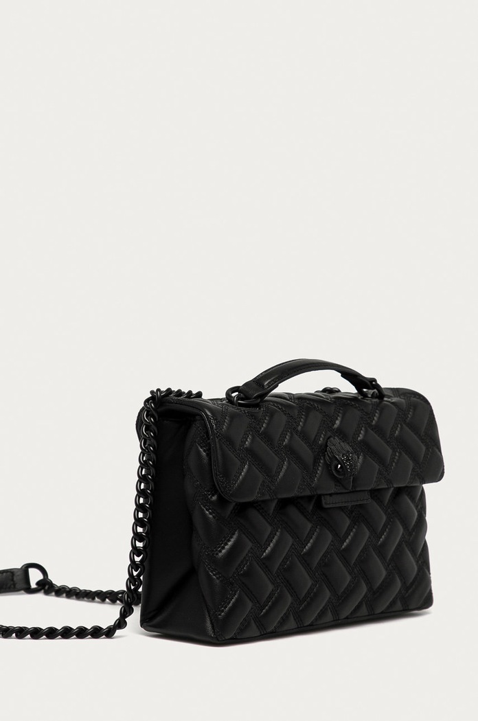 Akcesoria Kurt Geiger London Torebka skórzana 7387500109 czarny