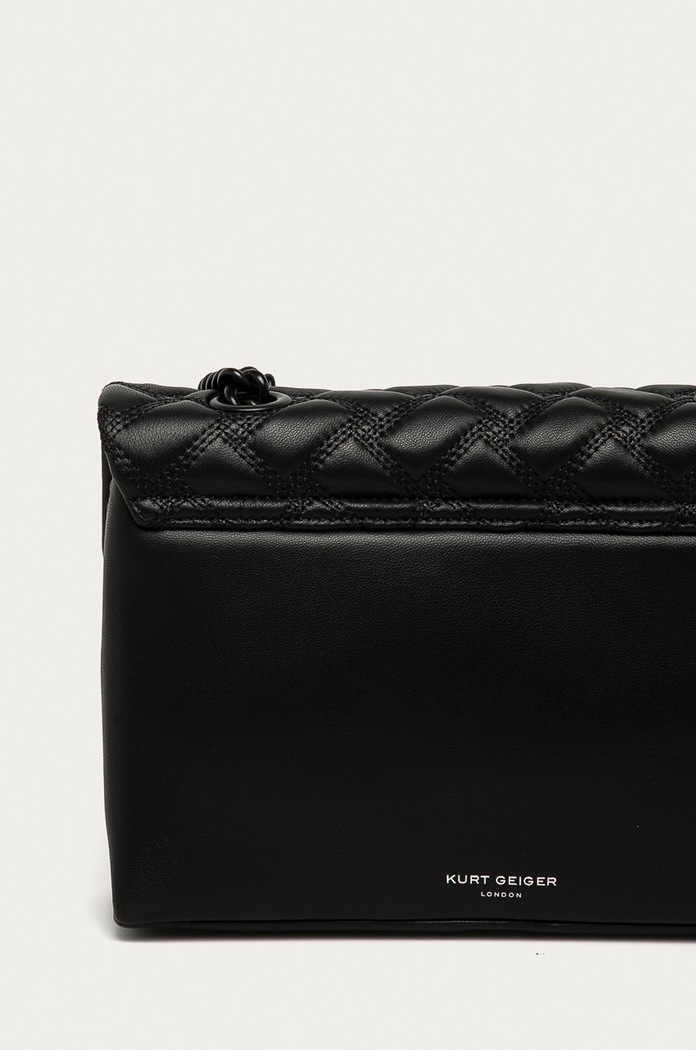 Kurt Geiger London Torebka skórzana czarny 7387500109
