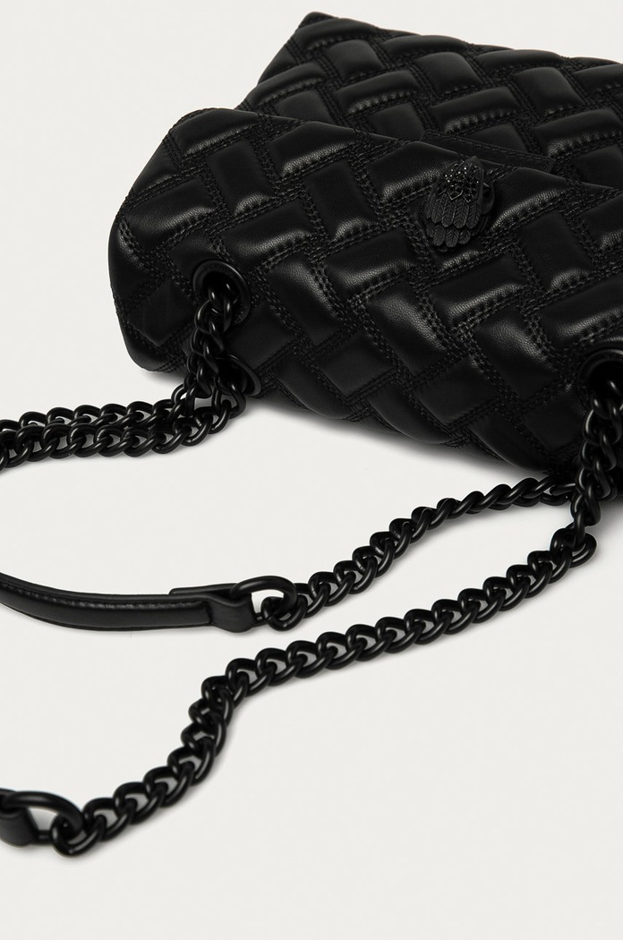 Kurt Geiger London Torebka skórzana 7387500109 czarny