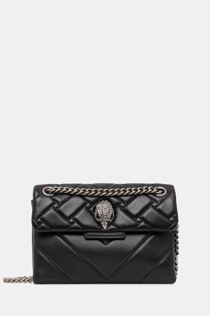Kurt Geiger London - Torebka skórzana skóra licowa czarny 2471199109