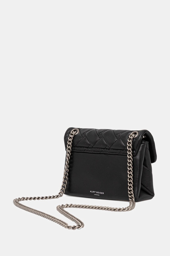 Akcesoria Kurt Geiger London - Torebka skórzana 2471199109 czarny