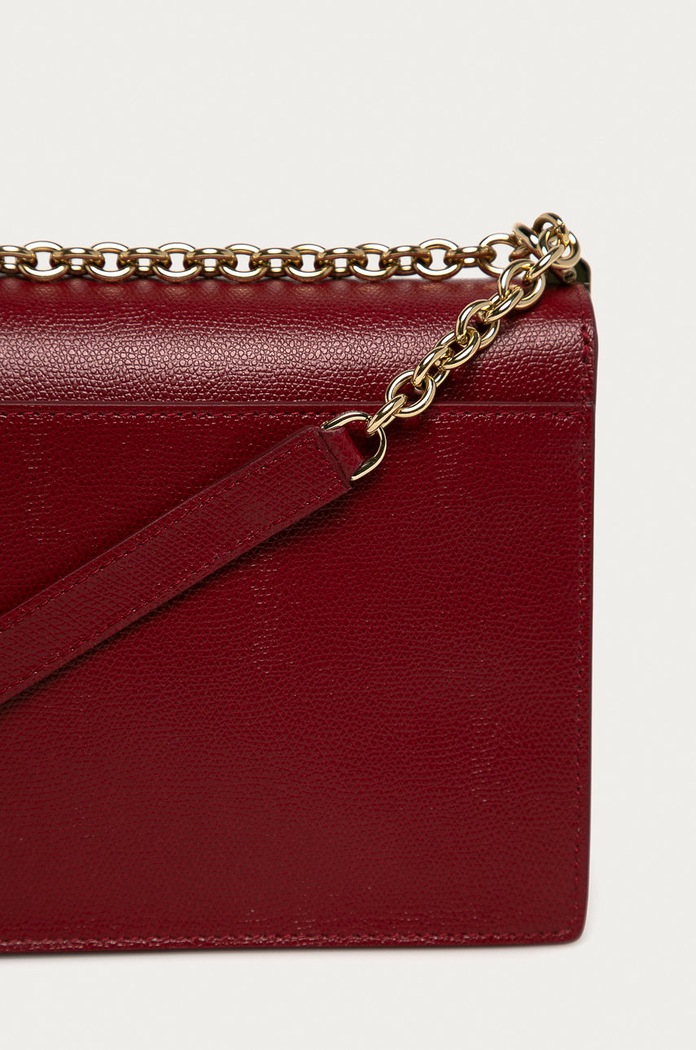 Furla - Poseta de piele 1927 burgundia BAFIACO.ARE000.CGQ00