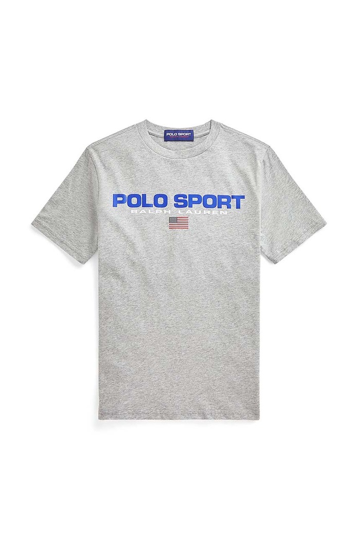 Παιδικό μπλουζάκι Polo Ralph Lauren 323837629003 γκρί SS21