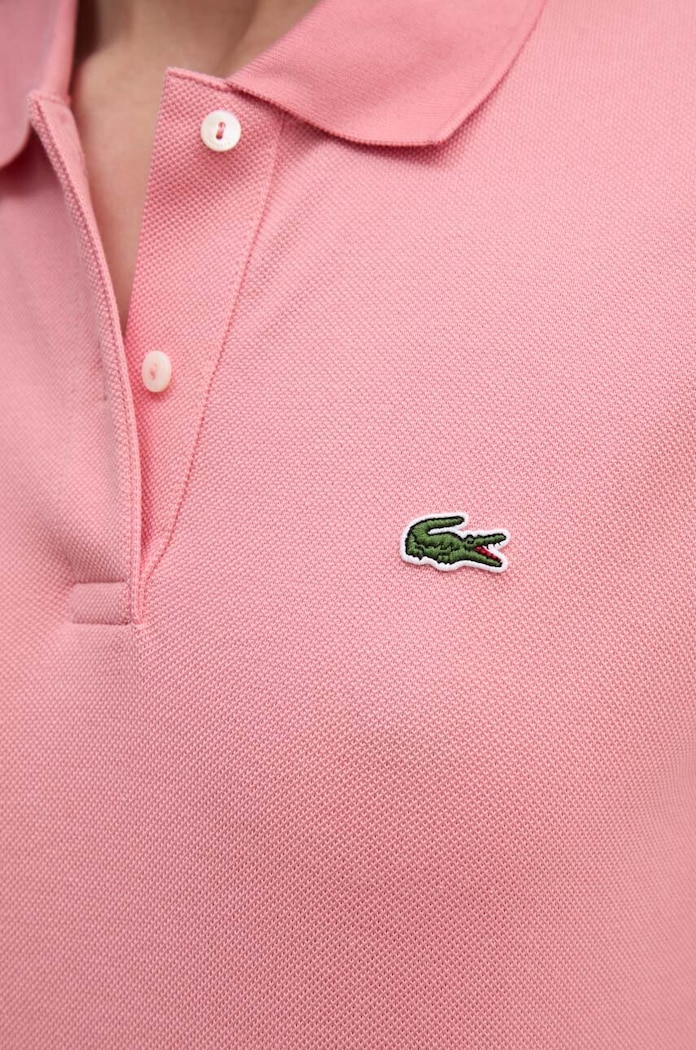 Lacoste polo dámské bavlněné PF7839 růžová