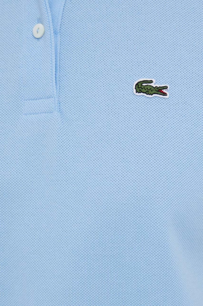 Lacoste polo damskie bawełniane PF7839 niebieski