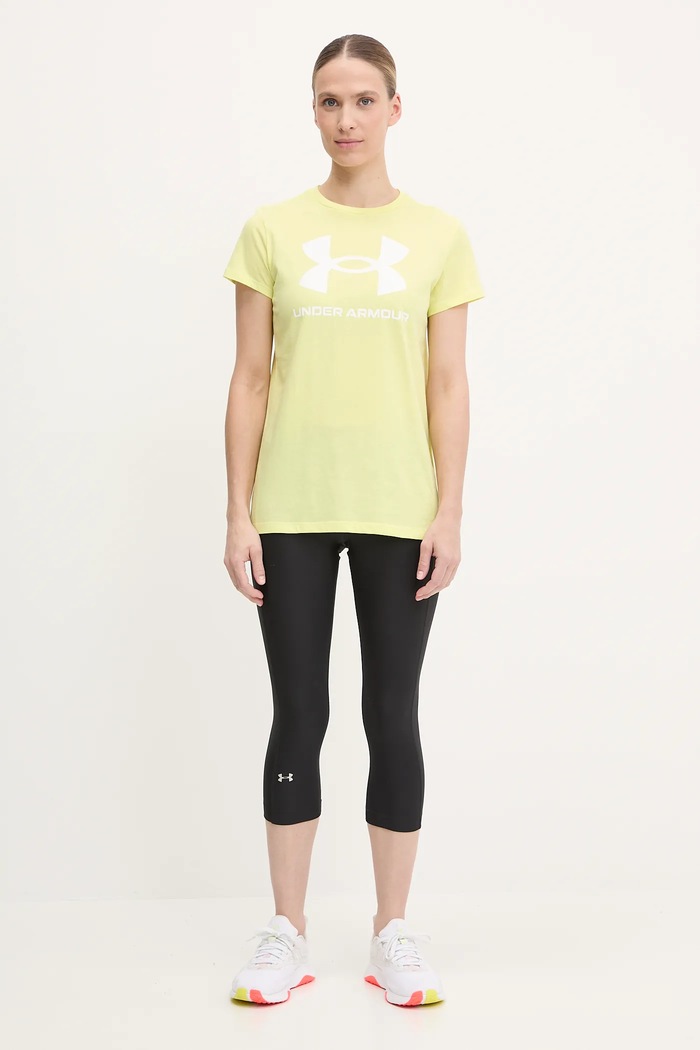 Majica kratkih rukava Under Armour 1356305 zlatna SS25